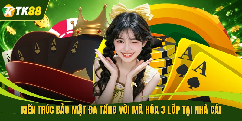 Kiến trúc bảo mật đa tầng với mã hóa 3 lớp tại nhà cái